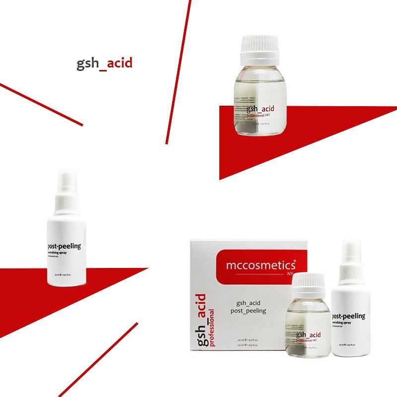 MC GSH Pack<br>GSH peeling je silný antioxidant, dodáva pleti žiarivý lesk.