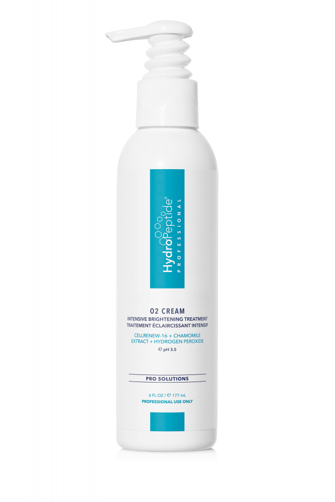 Intenzívna rozjasňujúca kyslíková kúra<br>Hydropeptide Professional O2 Cream + Active<br>177 ml. + 177 ml.