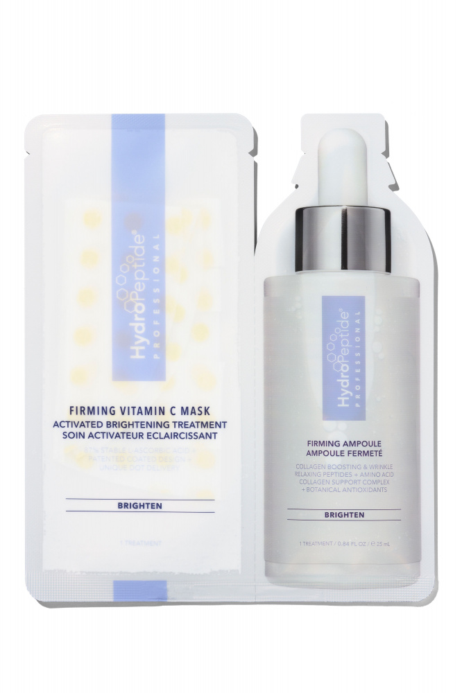 Rozjasňujúca a spevňujúca maska s vitamínom C<br>Hydropeptide Firming Vitamin C mask<br>4 ks.