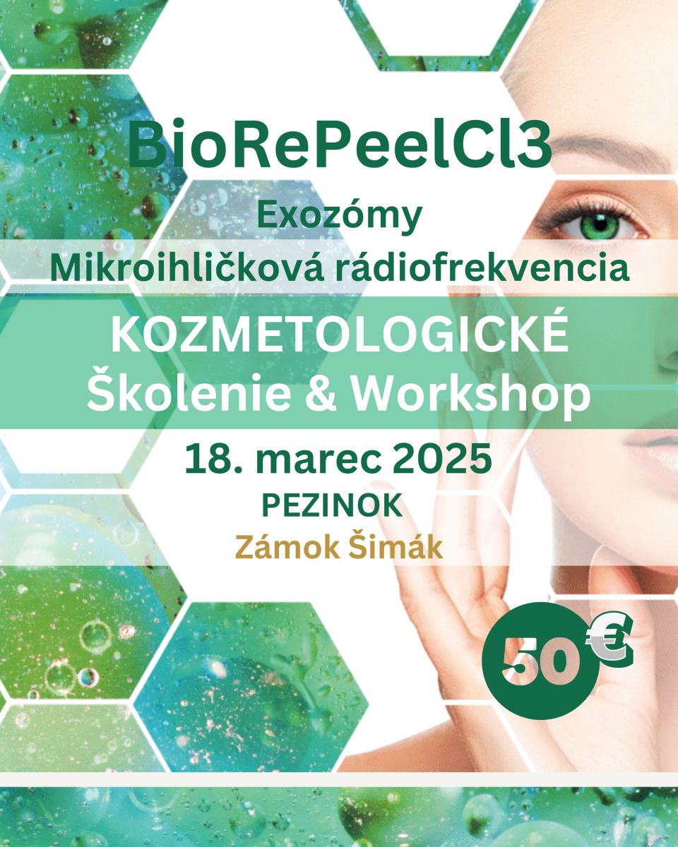 školenie BioRePeelCl3 / Exozómy